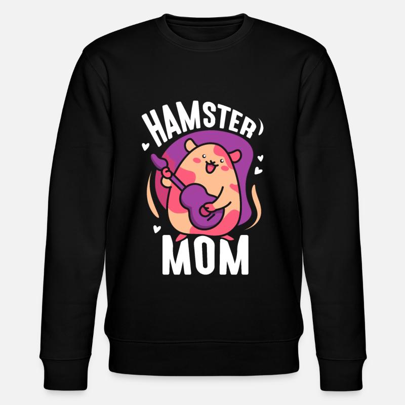 Hamster Maman Propriétaire Mignon Pet - Sweat bio CHANGER Stanley/Stella Unisexe - noir