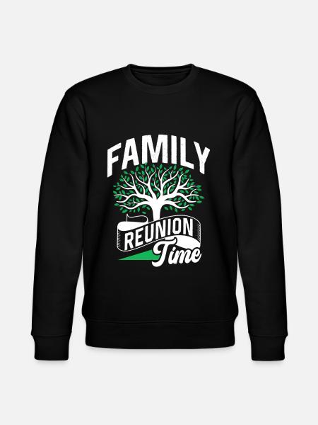 Familiereünie Team Familie Süß - Stanley/Stella Uniseks bio-sweatshirt CHANGER  - zwart