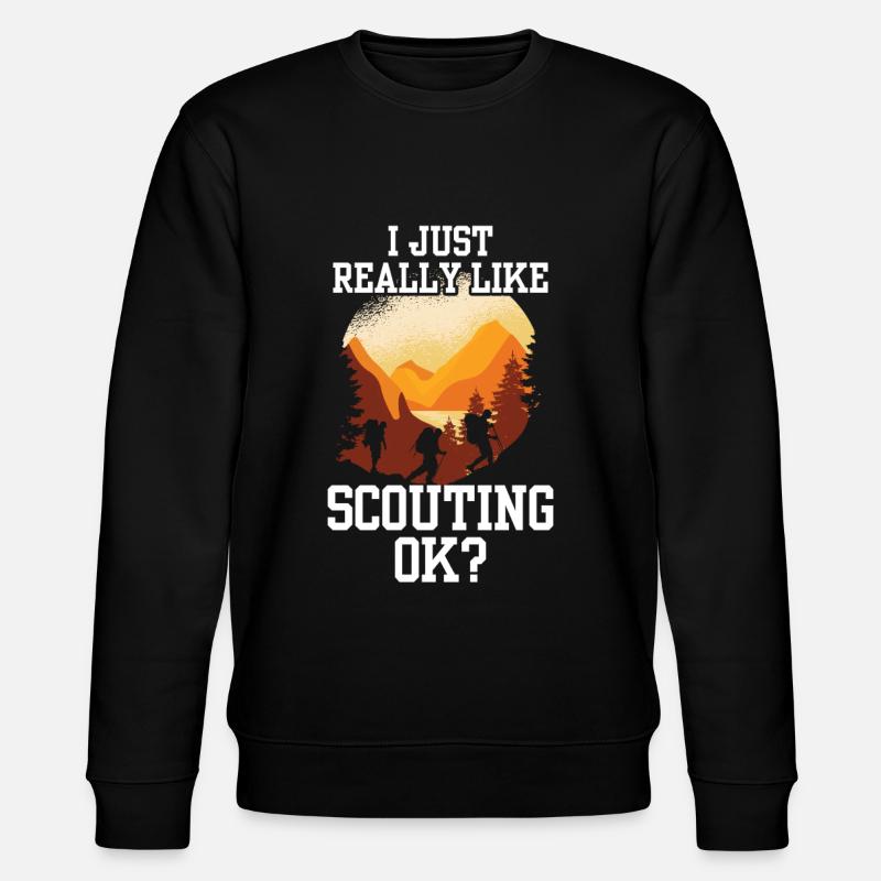 J’aime beaucoup le scoutisme - Sweat bio CHANGER Stanley/Stella Unisexe - noir