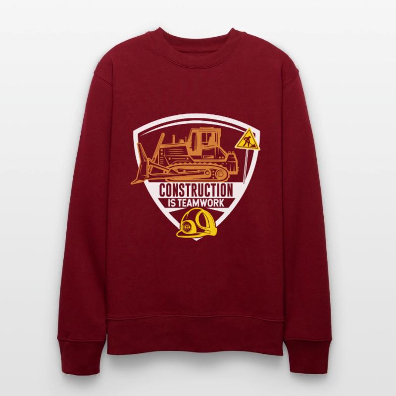 Construction work is teamwork Construction Teamwork Construction site Stanley/Stella CHANGER Unisex Organic Sweatshirt