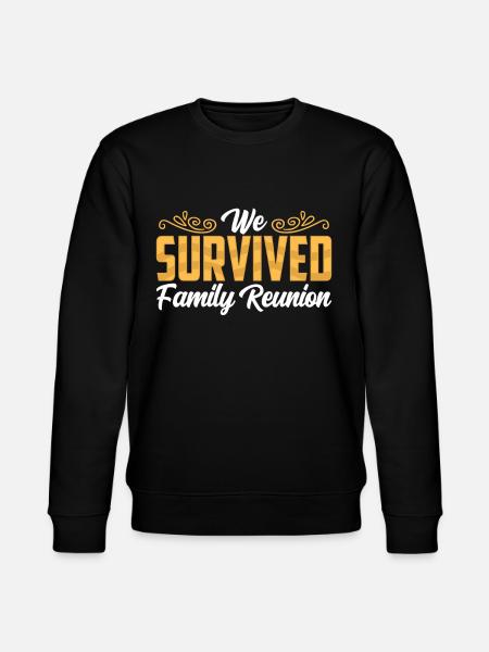We survived family reunification - Stanley/Stella CHANGER Unisex Organic Sweatshirt - black