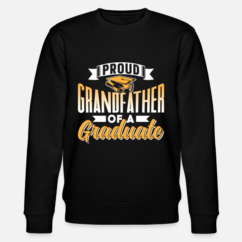 Fier grand-père d’un diplômé - Sweat bio CHANGER Stanley/Stella Unisexe - noir