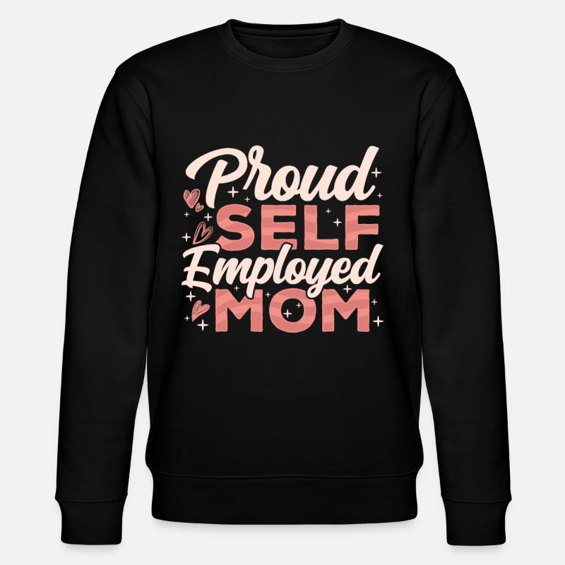 Stolze Selbständige Mutter Selbstständig - Stanley/Stella Unisex Bio-Sweatshirt CHANGER  - Schwarz