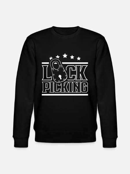 Lock Picking Cracker Lock Picking - Stanley/Stella CHANGER Unisex Organic Sweatshirt - black