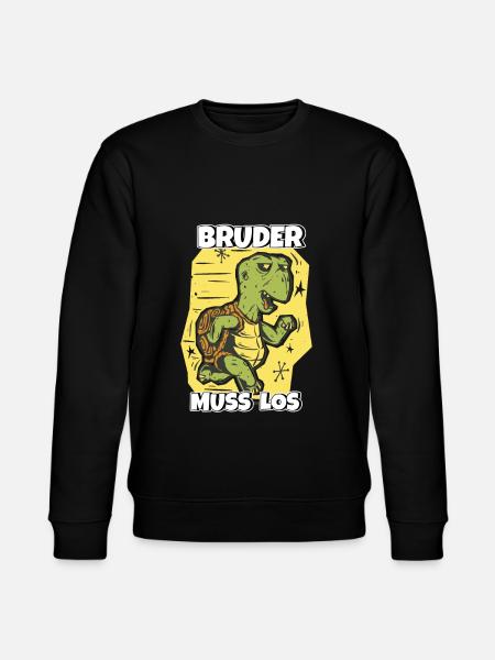 Bruder muss los - Stanley/Stella Unisex Bio-Sweatshirt CHANGER  - Schwarz