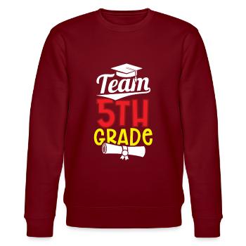 Équipe 5 classe école cinquième année cinquième année - Sweat bio CHANGER Stanley/Stella Unisexe - bordeaux - Devant - Nik (191cm) & Marisol (170cm)