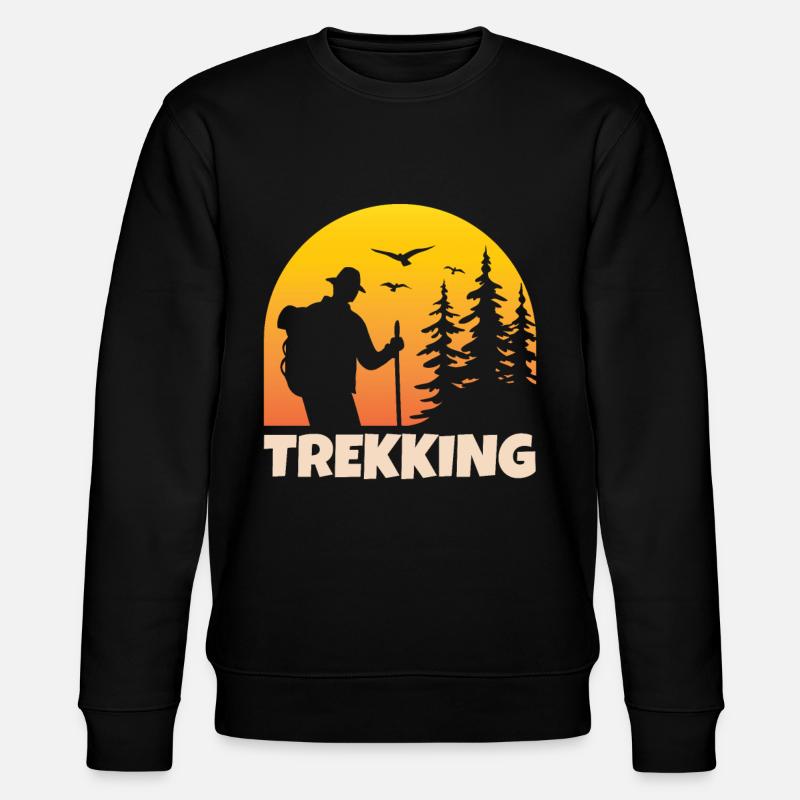 Trekking Randonnée Randonnée Wanderer Lovers - Sweat bio CHANGER Stanley/Stella Unisexe - noir