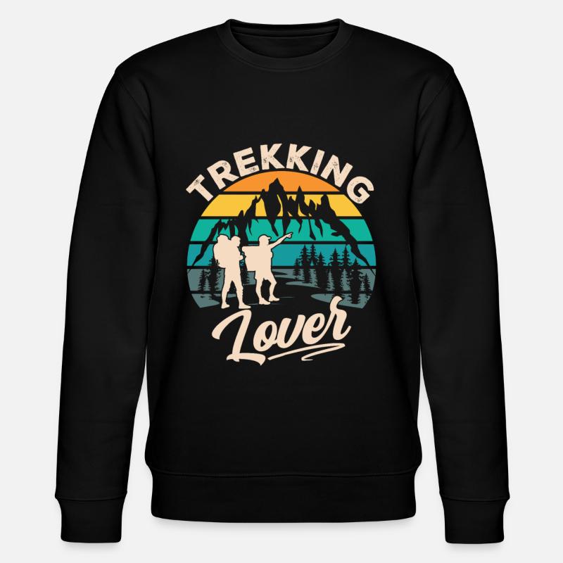 Trekking Lovers Randonneurs - Sweat bio CHANGER Stanley/Stella Unisexe - noir