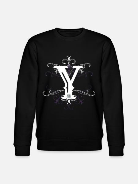 Letter Y Ypsilon Letter-Y - Stanley/Stella CHANGER Unisex Organic Sweatshirt - black