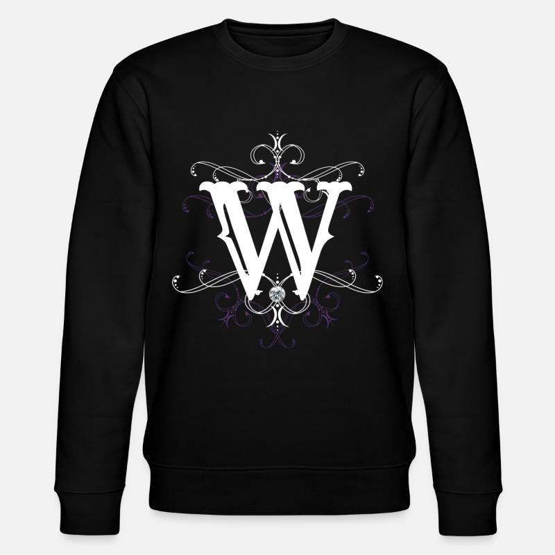 Lettre W (W) - Sweat bio CHANGER Stanley/Stella Unisexe - noir