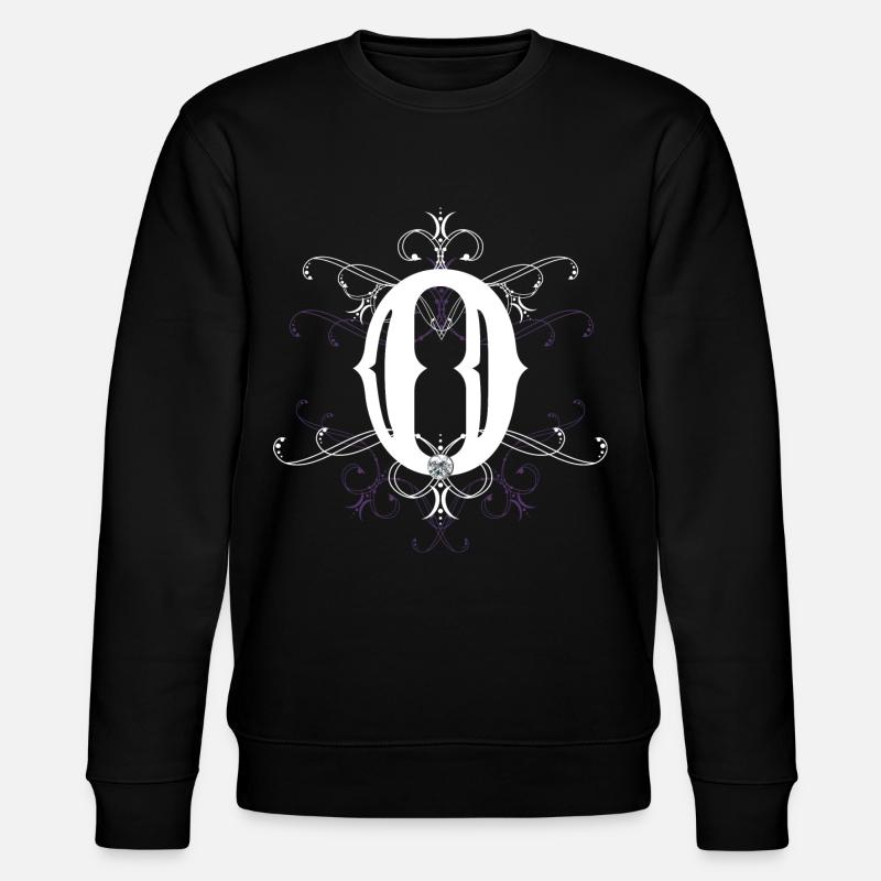 Letter O Letter O - Stanley/Stella CHANGER Unisex Organic Sweatshirt - black