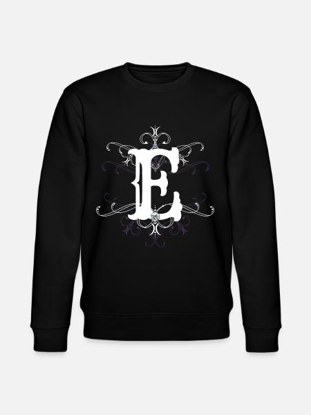 Buchstabe E Buchstabe-E - Stanley/Stella Unisex Bio-Sweatshirt CHANGER  - Schwarz