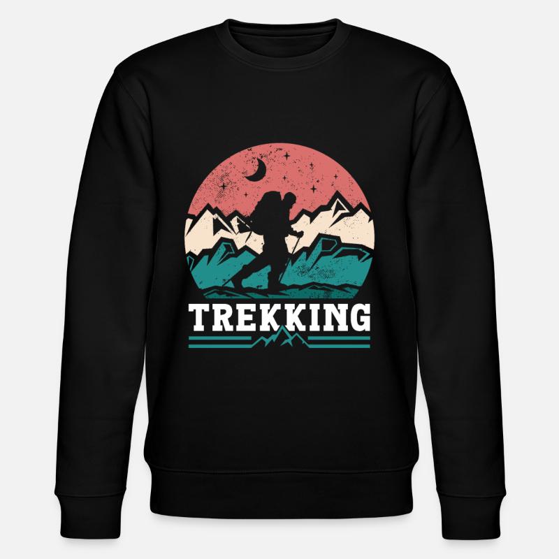 Trekking Randonneurs Amateurs de randonnée - Sweat bio CHANGER Stanley/Stella Unisexe - noir