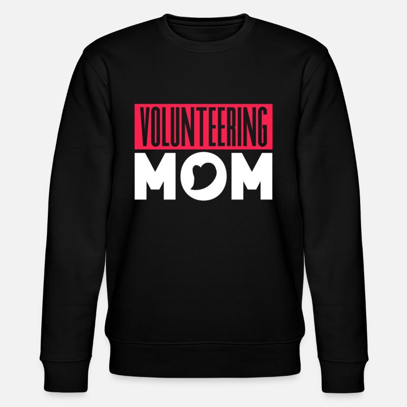 Bénévole mère Profession Bénévole Bénévole - Sweat bio CHANGER Stanley/Stella Unisexe - noir