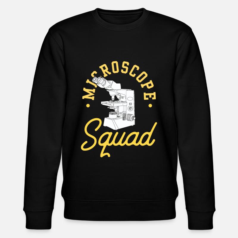 Microscope Team Microscopes Microscope Sayings - Stanley/Stella CHANGER Unisex Organic Sweatshirt - black