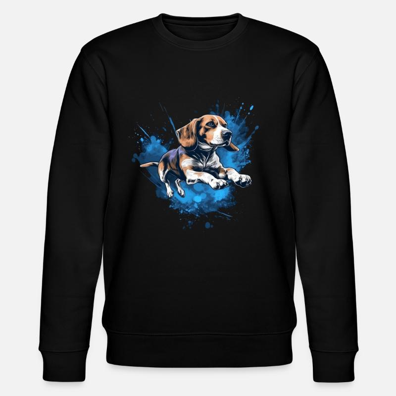 Beagle Dock-Plongée dans l’eau - Sweat bio CHANGER Stanley/Stella Unisexe - noir