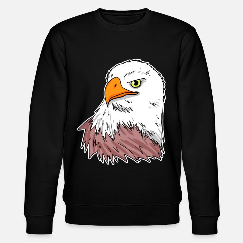Oiseau aigle - Sweat bio CHANGER Stanley/Stella Unisexe - noir