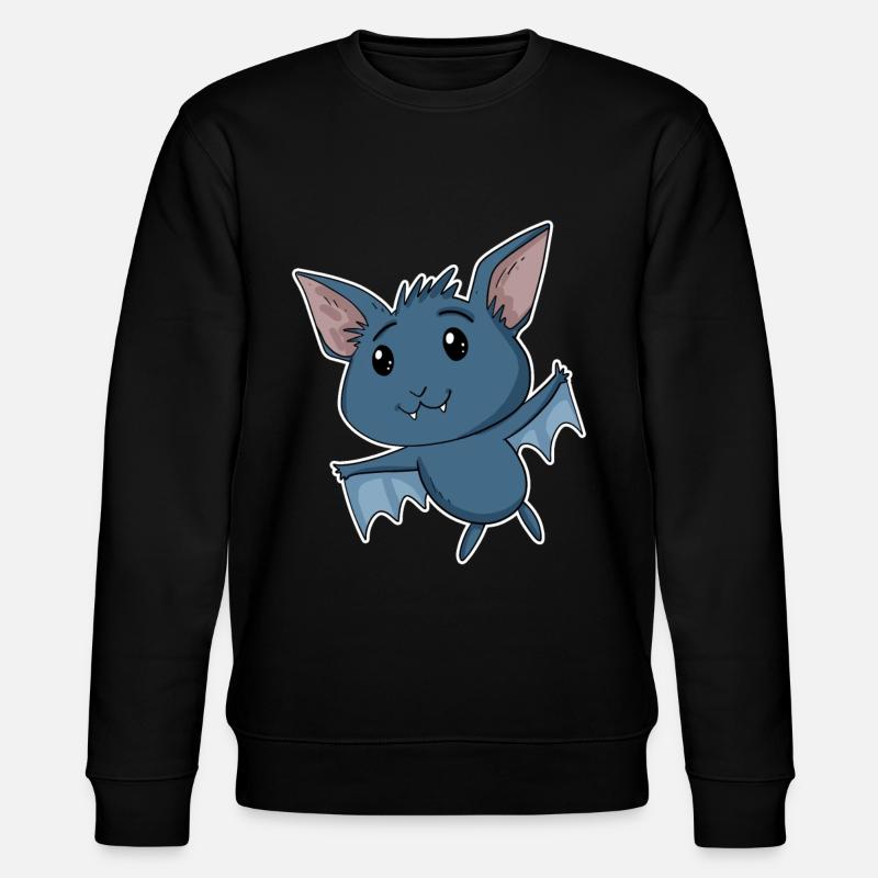 Bat - Stanley/Stella CHANGER Unisex Organic Sweatshirt - black