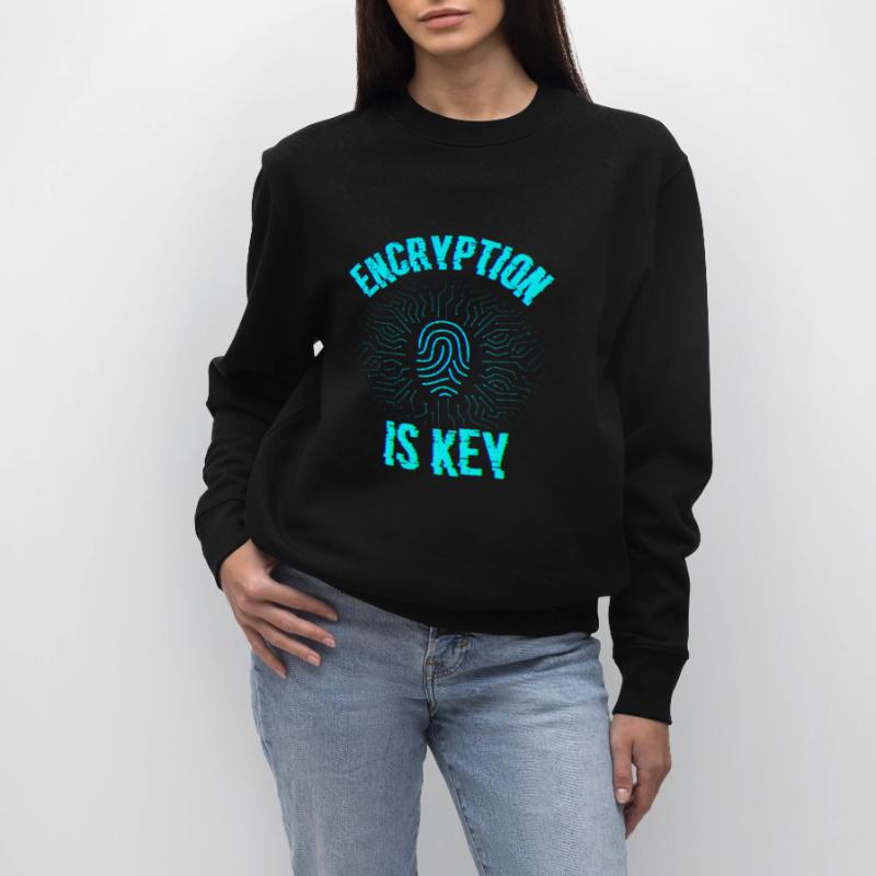 Verschlüsselung Ist Der Schlüssel Coding Coder Stanley/Stella Unisex Bio-Sweatshirt CHANGER 