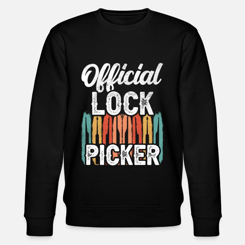 Official Lock Cracker Lock Picker Lock - Stanley/Stella CHANGER Unisex Organic Sweatshirt - black
