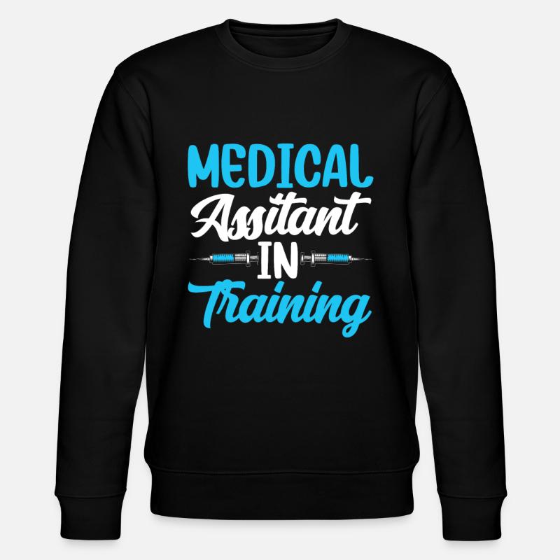 Medical Assistant In Training Assistance - Stanley/Stella CHANGER Unisex Organic Sweatshirt - black