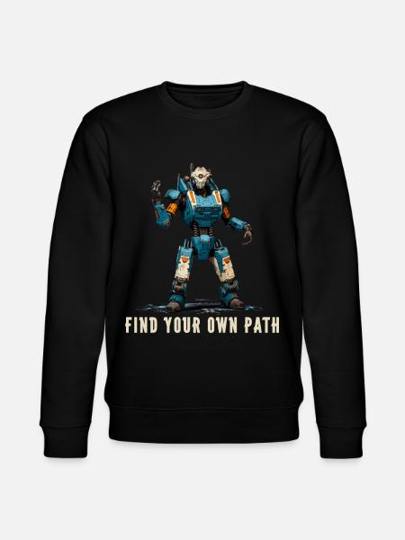Find Your Own Path 2 - Stanley/Stella CHANGER Unisex Organic Sweatshirt - black