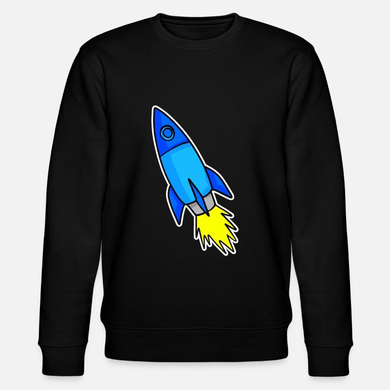 Blue Rocket - Stanley/Stella CHANGER Unisex Organic Sweatshirt - black
