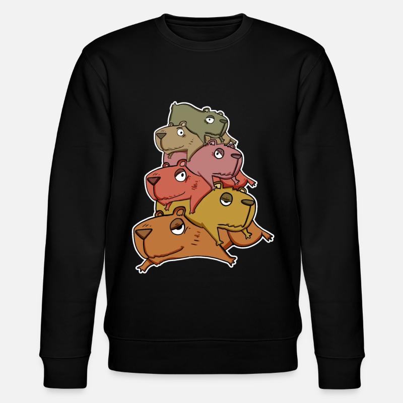 Capybara Tas de Capybara - Sweat bio CHANGER Stanley/Stella Unisexe - noir