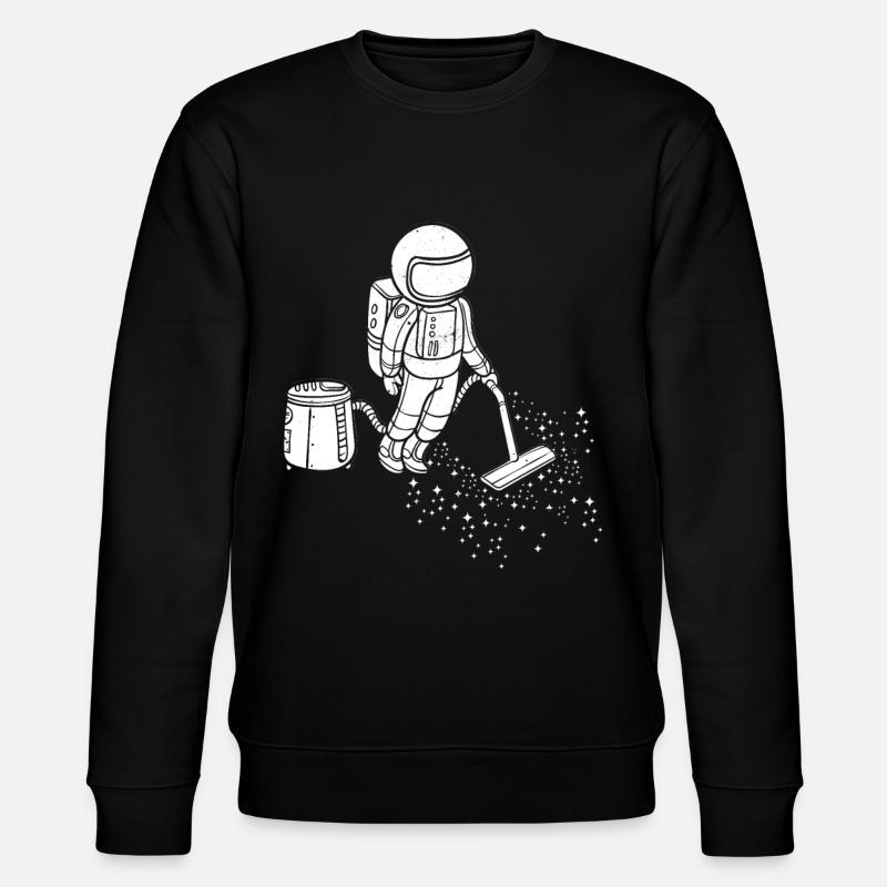 Astronaut Astronaut Space Galaxy - Stanley/Stella CHANGER Unisex Organic Sweatshirt - black