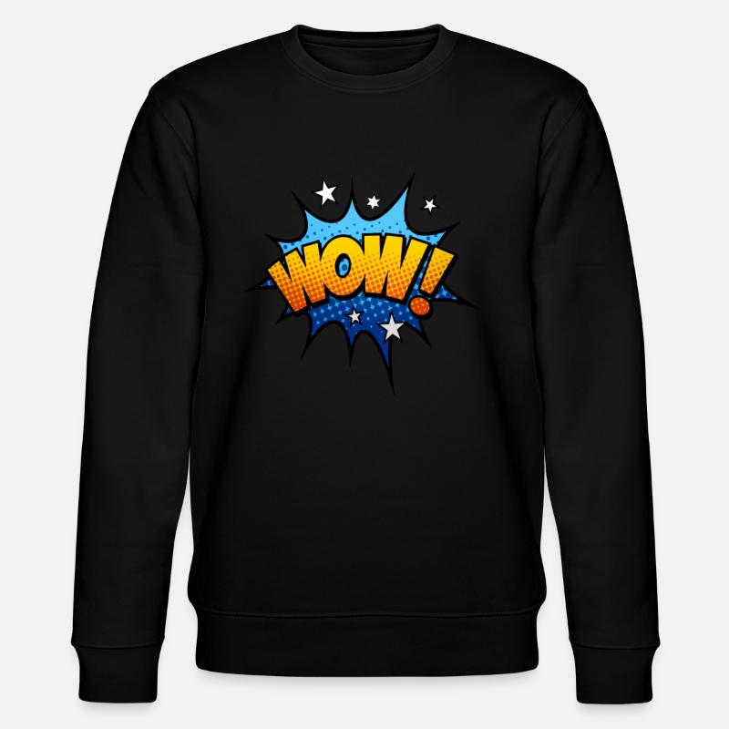 Pop-Art - Stanley/Stella Unisex Bio-Sweatshirt CHANGER  - Schwarz