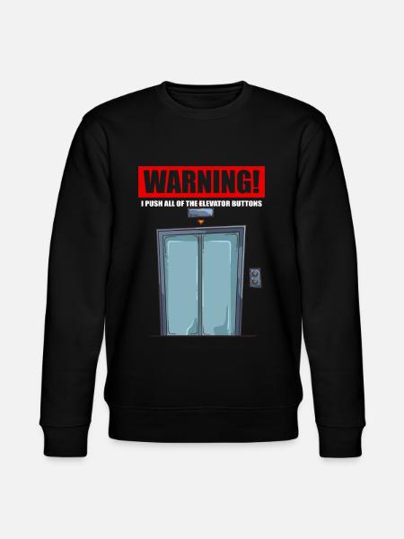 Aufzug Mechaniker Techniker Rolltreppe - Stanley/Stella Unisex Bio-Sweatshirt CHANGER  - Schwarz