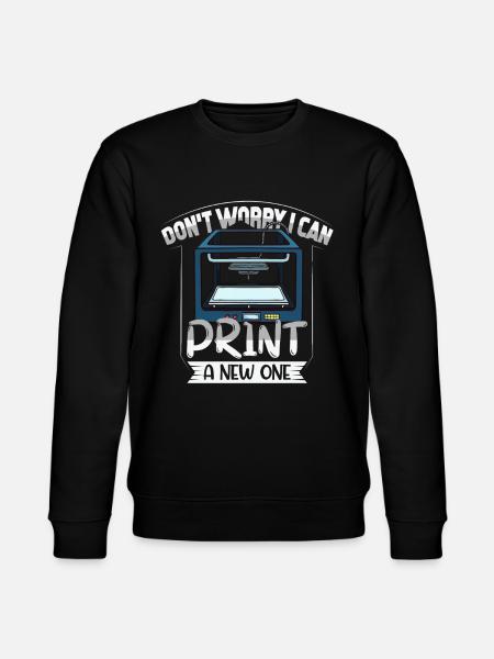 3D printer gave 3D printer maskine - Stanley/Stella økologisk unisex-sweatshirt CHANGER  - sort