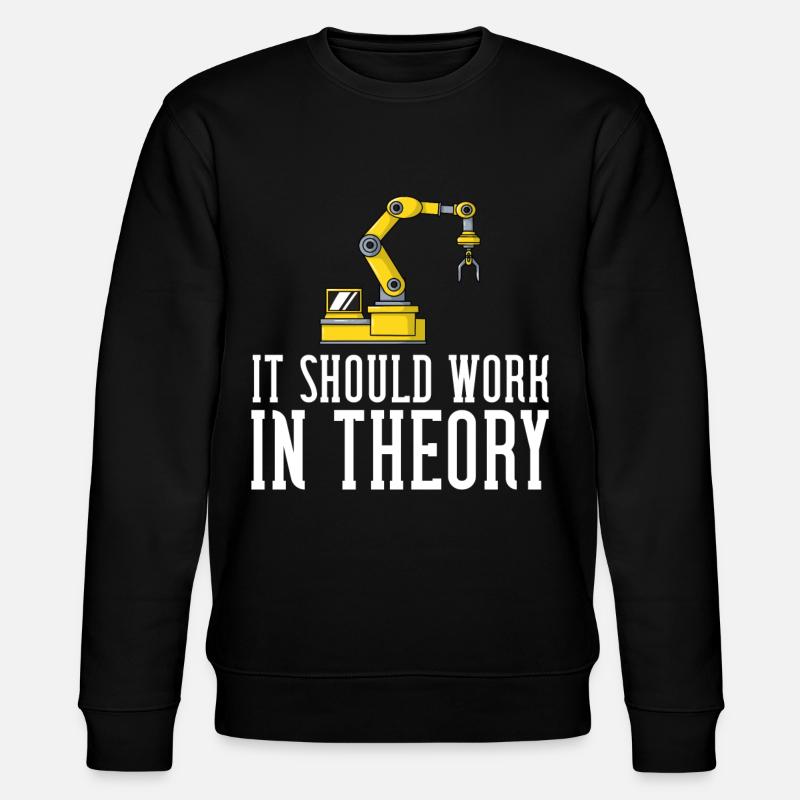 Robotik Roboter Robotertechnik Elektronik - Stanley/Stella Unisex Bio-Sweatshirt CHANGER - Schwarz