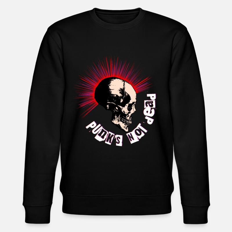 Punk's not dead - Stanley/Stella CHANGER Unisex Organic Sweatshirt - black