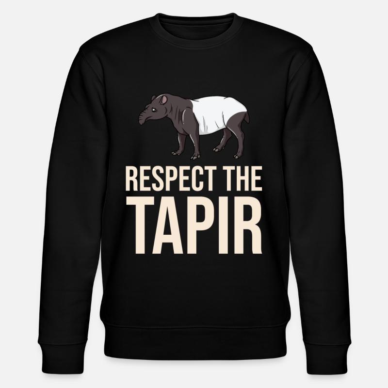 Tapir cheval bébé tapirus malais - Sweat bio CHANGER Stanley/Stella Unisexe - noir