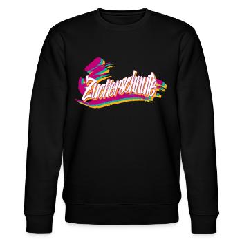 Sugar snout - Stanley/Stella CHANGER Unisex Organic Sweatshirt - black - Front - Nik (191cm) & Marisol (170cm)