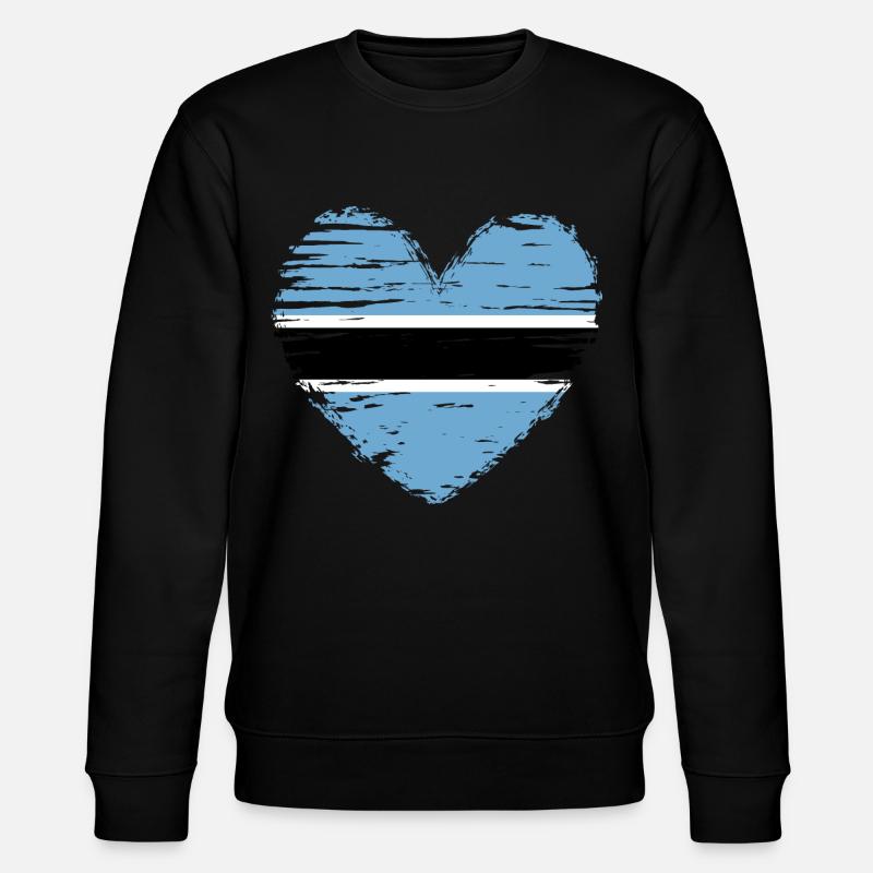 Drapeau drapeau du Botswana - Sweat bio CHANGER Stanley/Stella Unisexe - noir