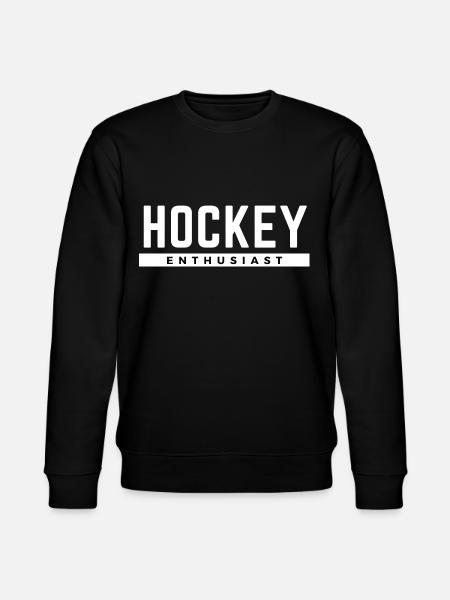 Hockey Enthusiast. - Stanley/Stella CHANGER Unisex Organic Sweatshirt - black