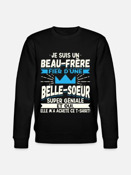 Beau-Frère Cadeau - Sweat bio CHANGER Stanley/Stella Unisexe - noir