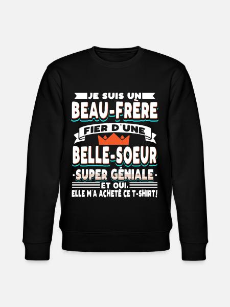 Beau-Frère Cadeau - Sweat bio CHANGER Stanley/Stella Unisexe - noir