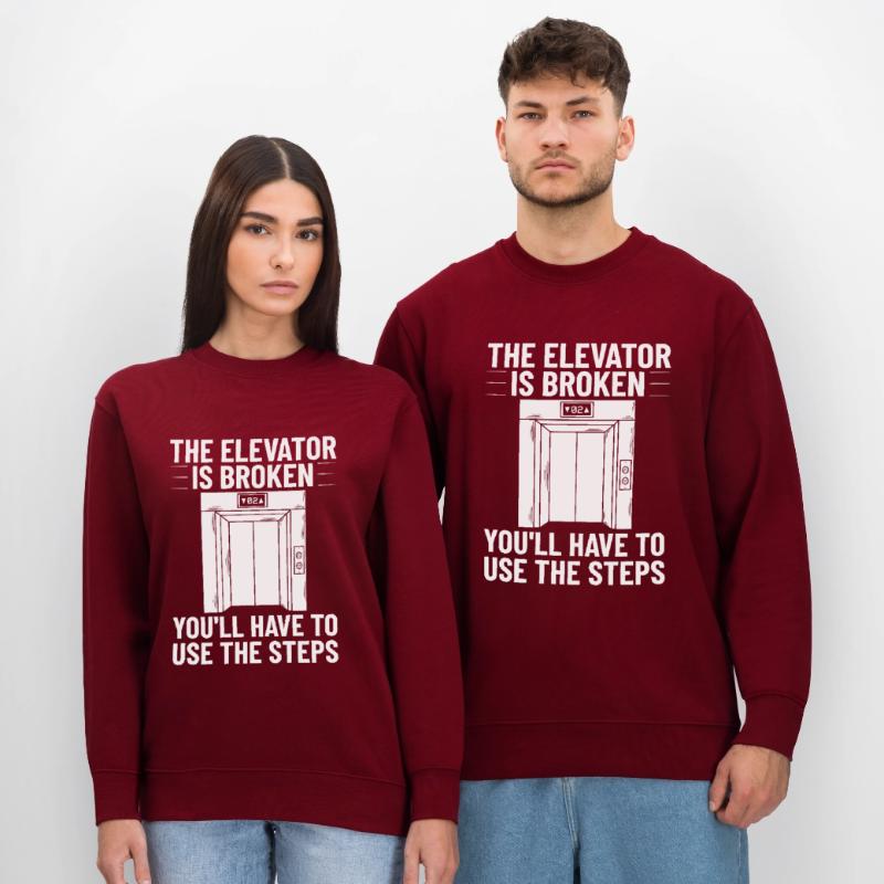 Elevator Elevator System Technician Elevator Lift Stanley/Stella CHANGER Unisex Organic Sweatshirt
