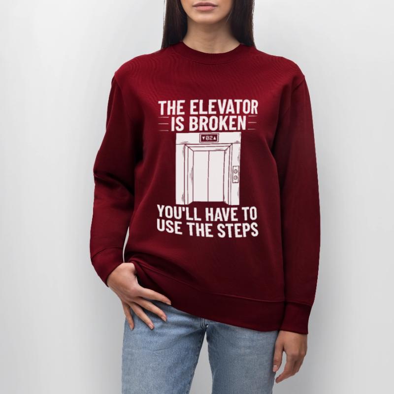 Elevator Elevator System Technician Elevator Lift Stanley/Stella CHANGER Unisex Organic Sweatshirt