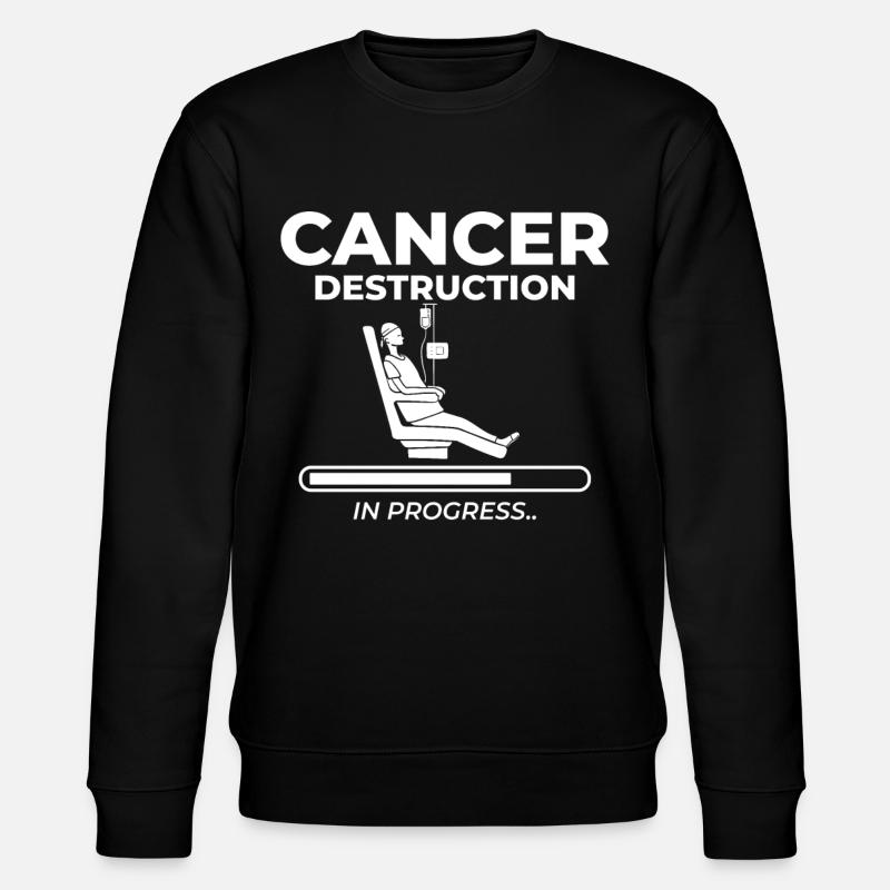 Chemotherapy Chemo Cancer Therapy - Stanley/Stella CHANGER Unisex Organic Sweatshirt - black
