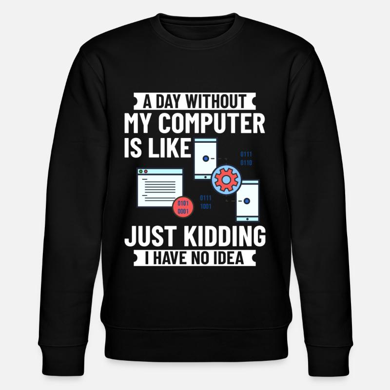 Programmierer Programmieren Computerentwickler Pc - Stanley/Stella Unisex Bio-Sweatshirt CHANGER  - Schwarz