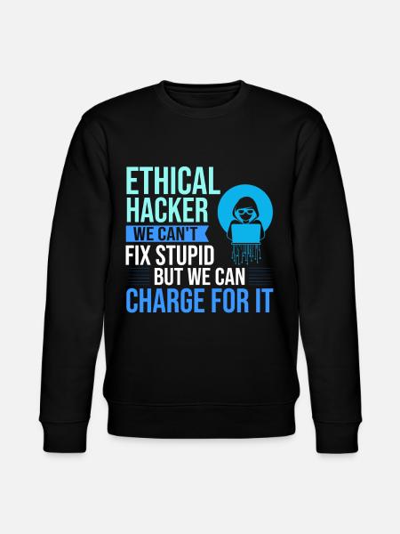 Ethical Hacker Security Computer Hacking - Stanley/Stella CHANGER Unisex Organic Sweatshirt - black