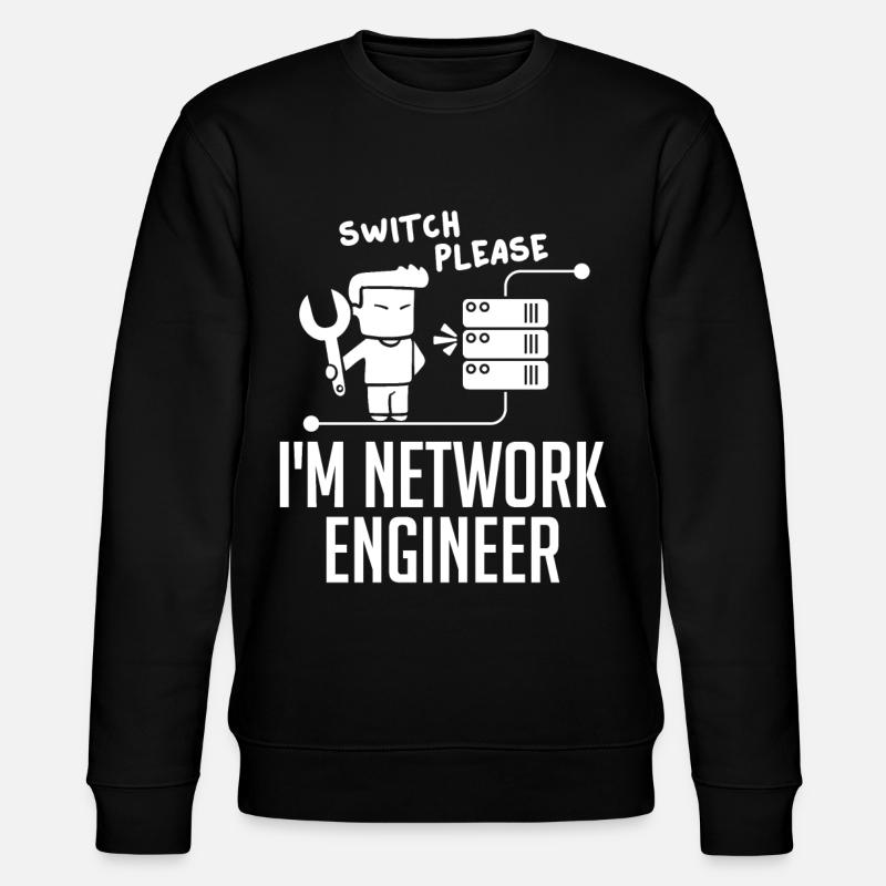 Netzwerkingenieur Network Engineer Computer - Stanley/Stella Unisex Bio-Sweatshirt CHANGER  - Schwarz
