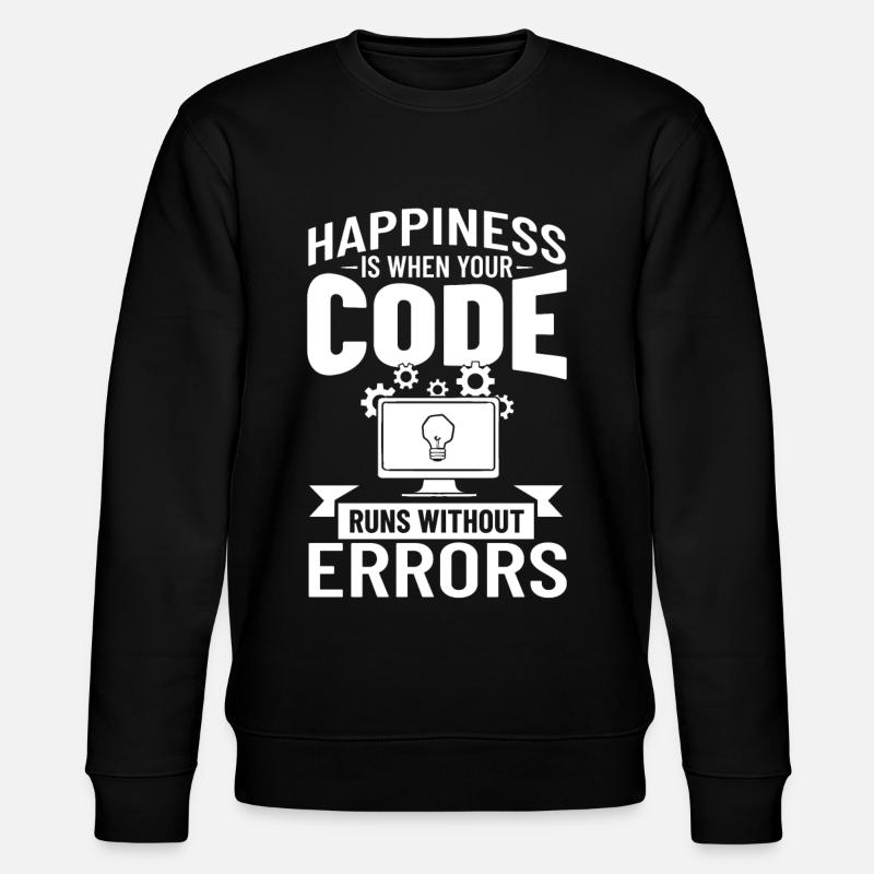 Software Entwicklung Softwareentwickler Entwickler - Stanley/Stella Unisex Bio-Sweatshirt CHANGER  - Schwarz