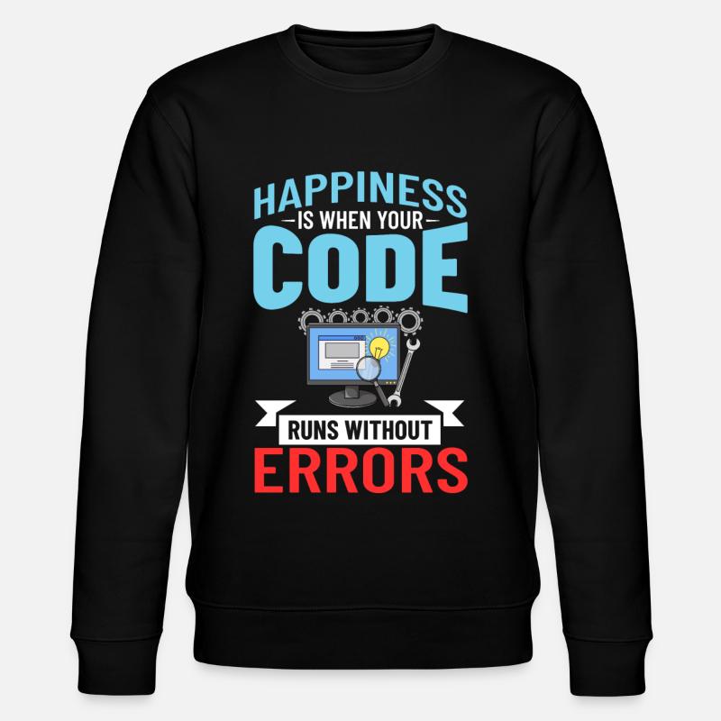 Software Development Software Developer Developer - Stanley/Stella CHANGER Unisex Organic Sweatshirt - black