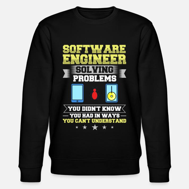Software Engineering Softwaretechnik Ingenieur - Stanley/Stella Unisex Bio-Sweatshirt CHANGER  - Schwarz