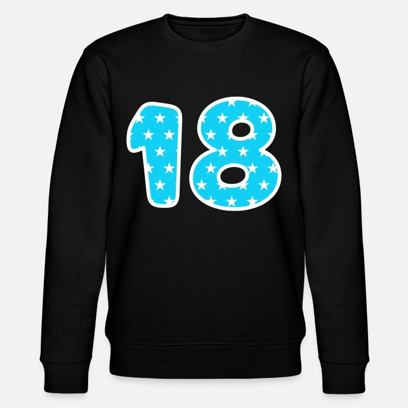 Eighteen - Stanley/Stella CHANGER Unisex Organic Sweatshirt - black